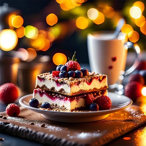 Puzzles 500 Teile, Puzzle Für Erwachsene, 45x45 cm Puzzle Lernspiel Herausforderung Spielzeug 500 Teile Köstlicher Obstkuchen Puzzles für Erwachsene von Yoonqun