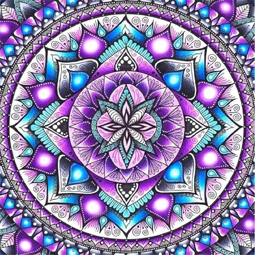 Puzzles 500 Teile, Puzzle Für Erwachsene, 45x45 cm Puzzle Lernspiel Herausforderung Spielzeug 500 Teile Lila Mandala Puzzles für Erwachsene Puzzles 500 Teile, Puzzle Für Erwachsene, 45x45 cm Puzzle Lernspiel Herausforderung Spielzeug 500 Teile Lila Mandala Puzzles für Erwachsene von Yoonqun
