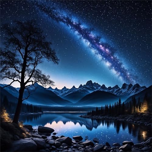 Puzzles 500 Teile, Puzzle Für Erwachsene, 45x45 cm Puzzle Lernspiel Herausforderung Spielzeug 500 Teile Schöner Sternenhimmel Puzzles für Erwachsene von Yoonqun