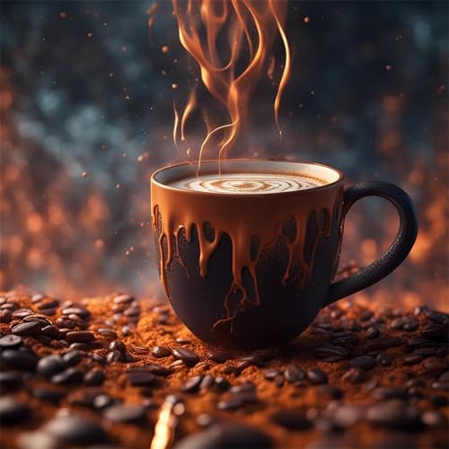 Puzzles 500 Teile, Puzzle Für Erwachsene, 45x45 cm Puzzle Lernspiel Herausforderung Spielzeug 500 Teile Schokoladenkaffee Puzzles für Erwachsene von Yoonqun