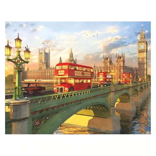 Puzzles 500 Teile, Puzzle Für Erwachsene,52x38 cm Puzzle Lernspiel Herausforderung Spielzeug 500 London Bridge Bus Puzzles für Erwachsene Puzzles 500 Teile, Puzzle Für Erwachsene,52x38 cm Puzzle Lernspiel Herausforderung Spielzeug 500 London Bridge Bus Puzzles für Erwachsene von Yoonqun