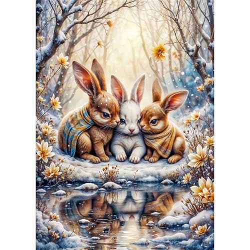 Puzzles 500 Teile, Puzzle Für Erwachsene,52x38 cm Puzzle Lernspiel Herausforderung Spielzeug 500 Wald-Winterhase Puzzles für Erwachsene Puzzles 500 Teile, Puzzle Für Erwachsene,52x38 cm Puzzle Lernspiel Herausforderung Spielzeug 500 Wald-Winterhase Puzzles für Erwachsene von Yoonqun