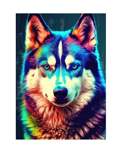 Puzzles 520 Teile, Puzzle Für Erwachsene,52x38 cm Puzzle Lernspiel Herausforderung Spielzeug 520 Husky-Hund Puzzles für Erwachsene von Yoonqun