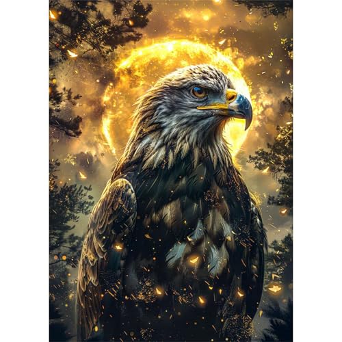 Puzzles 60 Teile, Puzzle Für Erwachsene,40x28 cm Puzzle Lernspiel Herausforderung Spielzeug 60 Mondscheinadler Puzzles für Erwachsene Puzzles 60 Teile, Puzzle Für Erwachsene,40x28 cm Puzzle Lernspiel Herausforderung Spielzeug 60 Mondscheinadler Puzzles für Erwachsene von Yoonqun