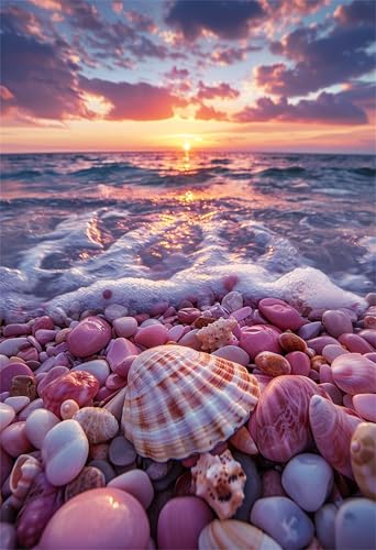Puzzles 60 Teile, Puzzle Für Erwachsene,40x28 cm Puzzle Lernspiel Herausforderung Spielzeug 60 Rosa Muschelsteine Puzzles für Erwachsene Puzzles 60 Teile, Puzzle Für Erwachsene,40x28 cm Puzzle Lernspiel Herausforderung Spielzeug 60 Rosa Muschelsteine Puzzles für Erwachsene von Yoonqun