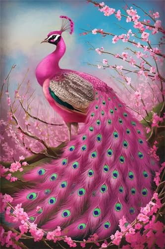Puzzles 60 Teile, Puzzle Für Erwachsene,40x28 cm Puzzle Lernspiel Herausforderung Spielzeug 60 Rosa Pfau Puzzles für Erwachsene Puzzles 60 Teile, Puzzle Für Erwachsene,40x28 cm Puzzle Lernspiel Herausforderung Spielzeug 60 Rosa Pfau Puzzles für Erwachsene von Yoonqun