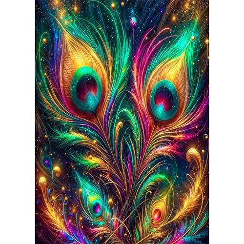 Puzzles 60 Teile, Puzzle Für Erwachsene,40x28 cm Puzzle Lernspiel Herausforderung Spielzeug 60 Sternenlichtfedern Puzzles für Erwachsene von Yoonqun
