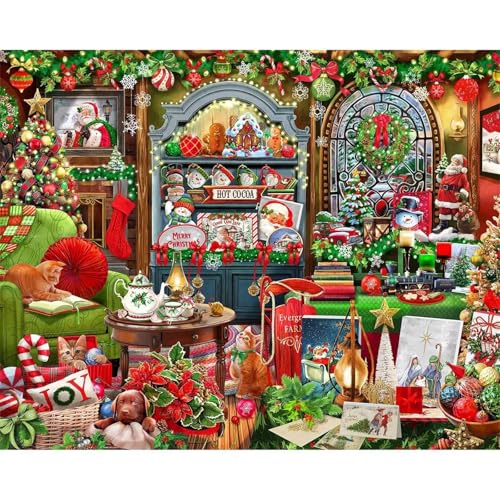 Puzzles 60 Teile, Puzzle Für Erwachsene,40x28 cm Puzzle Lernspiel Herausforderung Spielzeug 60 Weihnachtslandschaft Puzzles für Erwachsene Puzzles 60 Teile, Puzzle Für Erwachsene,40x28 cm Puzzle Lernspiel Herausforderung Spielzeug 60 Weihnachtslandschaft Puzzles für Erwachsene von Yoonqun