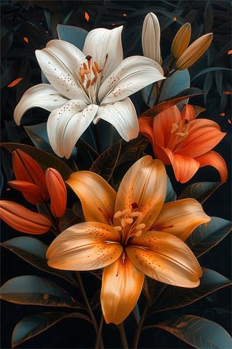 Puzzles 60 Teile, Puzzle Für Erwachsene,40x28 cm Puzzle Lernspiel Herausforderung Spielzeug 60 Weiß-gelbe Lilie Puzzles für Erwachsene Puzzles 60 Teile, Puzzle Für Erwachsene,40x28 cm Puzzle Lernspiel Herausforderung Spielzeug 60 Weiß-gelbe Lilie Puzzles für Erwachsene von Yoonqun
