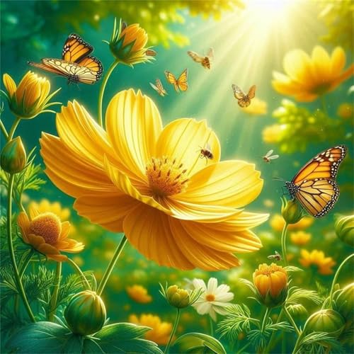 Puzzles 70 Teile, Puzzle Für Erwachsene, 16x16 cm Puzzle Lernspiel Herausforderung Spielzeug 70 Teile Gelbe Blumenlandschaft Puzzles für Erwachsene Puzzles 70 Teile, Puzzle Für Erwachsene, 16x16 cm Puzzle Lernspiel Herausforderung Spielzeug 70 Teile Gelbe Blumenlandschaft Puzzles für Erwachsene von Yoonqun