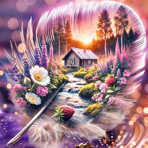 Puzzles 70 Teile, Puzzle Für Erwachsene, 16x16 cm Puzzle Lernspiel Herausforderung Spielzeug 70 Teile Verträumte Federlandschaft Puzzles für Erwachsene Puzzles 70 Teile, Puzzle Für Erwachsene, 16x16 cm Puzzle Lernspiel Herausforderung Spielzeug 70 Teile Verträumte Federlandschaft Puzzles für Erwachsene von Yoonqun