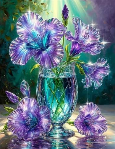 Puzzles 700 Teile, Puzzle Für Erwachsene,52x38 cm Puzzle Lernspiel Herausforderung Spielzeug 700 Kristalllilienvase Puzzles für Erwachsene von Yoonqun