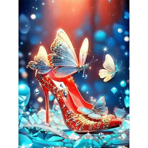 Puzzles 700 Teile, Rote High Heels Puzzle für Erwachsene,55x42cm Puzzle Lernspiel Herausforderung Spielzeug 700 Teile Puzzles für Erwachsene Kinder von Yoonqun