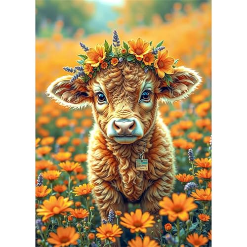 Puzzles 90 Teile, Puzzle Für Erwachsene,25x20 cm Puzzle Lernspiel Herausforderung Spielzeug 90 Blumenfeld Kalb Puzzles für Erwachsene Puzzles 90 Teile, Puzzle Für Erwachsene,25x20 cm Puzzle Lernspiel Herausforderung Spielzeug 90 Blumenfeld Kalb Puzzles für Erwachsene von Yoonqun