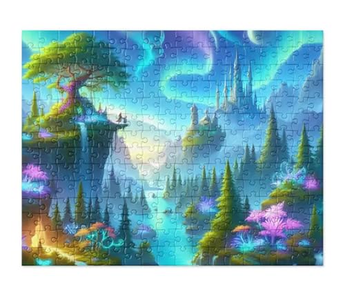 Puzzles 90 Teile, Puzzle Für Erwachsene,25x20 cm Puzzle Lernspiel Herausforderung Spielzeug 90 Landschaftsbäume Puzzles für Erwachsene von Yoonqun