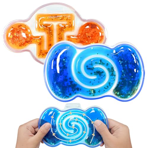 2 Stück Squishy Fidget Toys, Sensorisches Spielzeug Anti-Stress Ball , Lustiges Partyspielzeug Geschenk für Geburtstag, Weihnachten, Autismushilfe von Yootiko