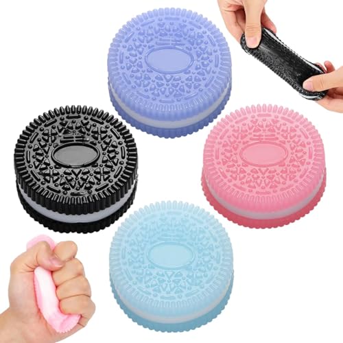 Taba Squishy, 4 Stuck Fidget Squeeze Spielzeug, Stressabbau Spielzeug, Silikon Taba Squishy Spielzeug, Ultra-weiches Stressabbau-Spielzeug für Kinder und Erwachsene Taba Squishy, 4 Stuck Fidget Squeeze Spielzeug, Stressabbau Spielzeug, Silikon Taba Squishy Spielzeug, Ultra-weiches Stressabbau-Spielzeug für Kinder und Erwachsene von Yooyan
