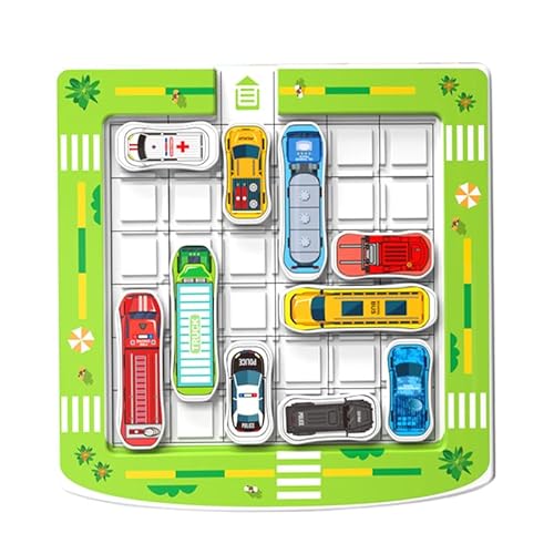 Yooyan Parkspiele, Logikspiele ab 6 Jahre, Auto Spielzeug Stauspiel Logikspiel mit 750 Levels, Denken Logik Puzzle Spiele ab 3 4 5 6 7 8 Jahren, Kinderspielzeug Familienspiel Reisespiel Geduldspiel von Yooyan