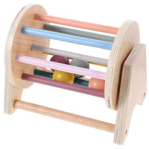 Yopeissn 1 Stück Vorschulmusikalisches Trommel-Rollbauch-Rainbow-Prop-Modellierungstrommel Wie Abgebildet Säuglingroller-Modellierungs-Prop von Yopeissn