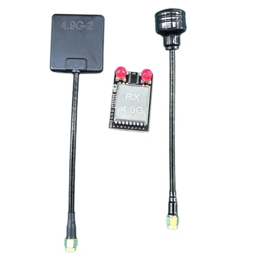 Yopeissn 4,9 G VRX für FPV-Brillen, 8-Kanal-FPV-Videoempfänger mit Großer Reichweite und Antenne, Dediziertes Empfängermodul für VRX-Videobrillen Yopeissn 4,9 G VRX für FPV-Brillen, 8-Kanal-FPV-Videoempfänger mit Großer Reichweite und Antenne, Dediziertes Empfängermodul für VRX-Videobrillen von Yopeissn