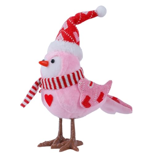 Yopeissn Vogelpuppe zum Valentinstag, Süße Plüsch-Schreibtischdekoration, Geeignet Als Heimdekoration, Geschenk B Yopeissn Vogelpuppe zum Valentinstag, Süße Plüsch-Schreibtischdekoration, Geeignet Als Heimdekoration, Geschenk B von Yopeissn