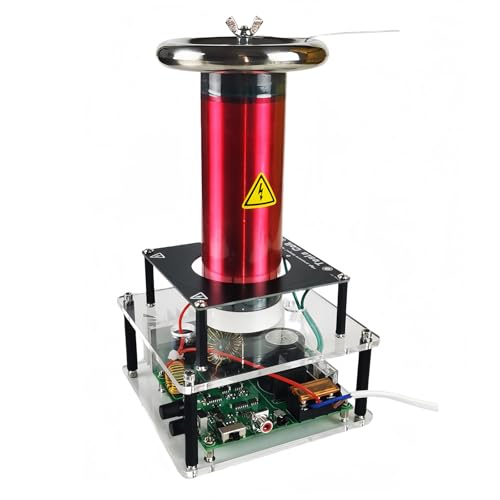 Musik-Tesla-Spule, SSTC Solid-State-Tesla-Spulen-Lautsprecher, künstlicher Blitz, integrierter Lichtbogenlöscher, Physik, Wissenschaft, Bildung, Experimentiermodell, Sammlerstück, Motormodell für von Yoqanr
