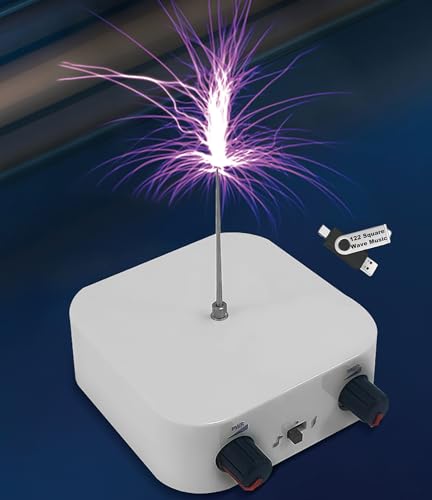 Tesla Coil Music Solid State Bluetooth Tesla Coil Speaker Touchable Artificial Lightning Spark Gap Arc Generator Desktop Toy Arc Plasma Loudspeaker Electric Power Wireless Transmission Science Model Tesla Coil Music Solid State Bluetooth Tesla Coil Speaker Touchable Artificial Lightning Spark Gap Arc Generator Desktop Toy Arc Plasma Loudspeaker Electric Power Wireless Transmission Science Model von Yoqanr