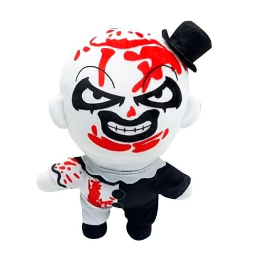 Yorajuy Terrifier 3 Plüschpuppe, Terrifier Stofftier, Anime Figurenpuppe, Horrorfilm Actionfigur Plüschtier, Horrorfigur Plüschtier Für Wohnzimmer, Schlafzimmer, Auto Yorajuy Terrifier 3 Plüschpuppe, Terrifier Stofftier, Anime Figurenpuppe, Horrorfilm Actionfigur Plüschtier, Horrorfigur Plüschtier Für Wohnzimmer, Schlafzimmer, Auto von Yorajuy