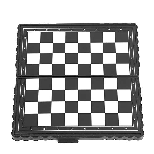 Schachspiel mit tragbarem Klappschachbrett, Magnetschach mit faltbarem Schachbrett, Schachspiel für Party-Familienaktivitäten von Yosoo Health Gear