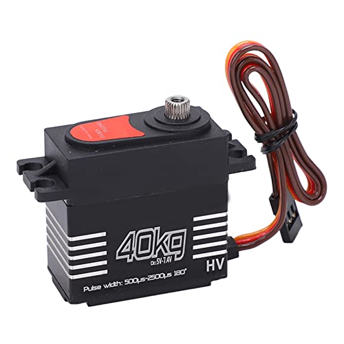 Yosoo Health Gear Digital-Servo mit Großem Drehmoment, Digital-Servo mit Metallgetriebe, 2 Stück QY3240MG Hochgeschwindigkeits-Digital-Servo mit Metallgetriebe 40 Kg, Digital-Servo mit Großem Yosoo Health Gear Digital-Servo mit Großem Drehmoment, Digital-Servo mit Metallgetriebe, 2 Stück QY3240MG Hochgeschwindigkeits-Digital-Servo mit Metallgetriebe 40 Kg, Digital-Servo mit Großem von Yosoo Health Gear