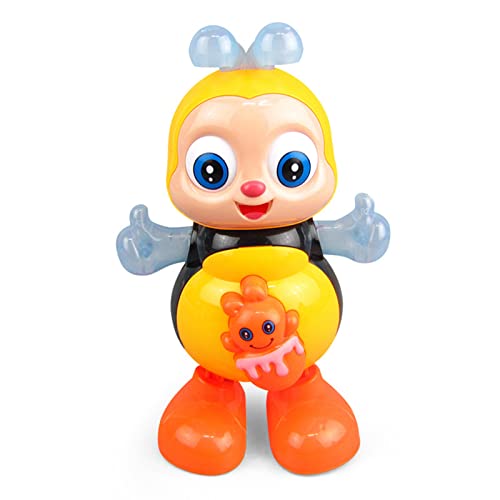 Yosoo Health Gear Tanzt Singing Cartoon Bienenspielzeug, Elektrisches Leuchtkinder Musik Leuchtung Spiele Toy, Verdrehte Schenze mit Leuchtendem Leuchten Leuchtung für Lustige Toddler Kids von Yosoo Health Gear