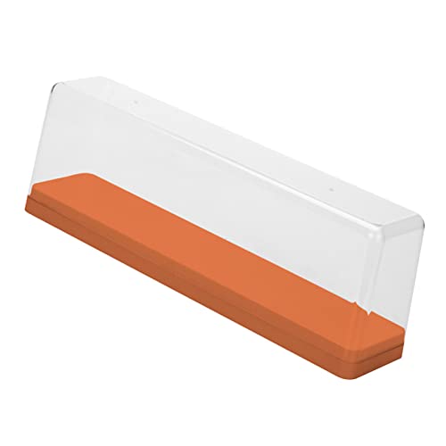 Yosoo Klare, Stapelbare Aktions -Figur -Display Hülle mit Extra Großer Kapazität, Einfache Installation, Halten Sie Ihren Raum Ordentlich, Langlebig Material für Desktop Organisation (ORANGE) von Yosoo