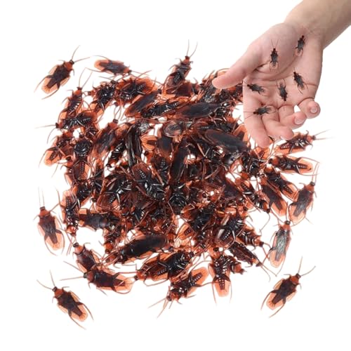 Yotlein Pack of 40 Pranks Simulation Cockroach Toys, Fake Cockroach Realistic Cockroaches Prank Novelty Plastic Cockroaches Look Real for Halloween, Cockroaches Prank Items Yotlein Pack of 40 Pranks Simulation Cockroach Toys, Fake Cockroach Realistic Cockroaches Prank Novelty Plastic Cockroaches Look Real for Halloween, Cockroaches Prank Items von Yotlein