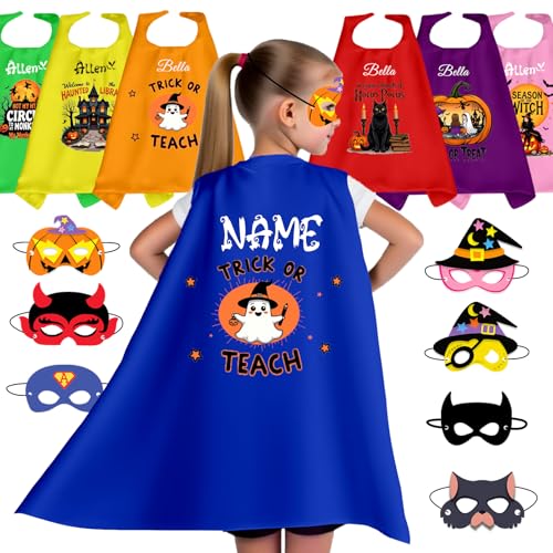 YouBaiVS Personalisierbarer Umhang, Vampir-Superhelden-Kostüm, Cosplay, für Halloween, Weihnachten, Partys, Herren und Damen, Dunkelblau von YouBaiVS