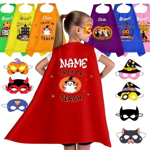 YouBaiVS Personalisierbarer Umhang, Vampir-Superhelden-Kostüm, Cosplay, für Halloween, Weihnachten, Partys, Herren und Damen, Rot von YouBaiVS