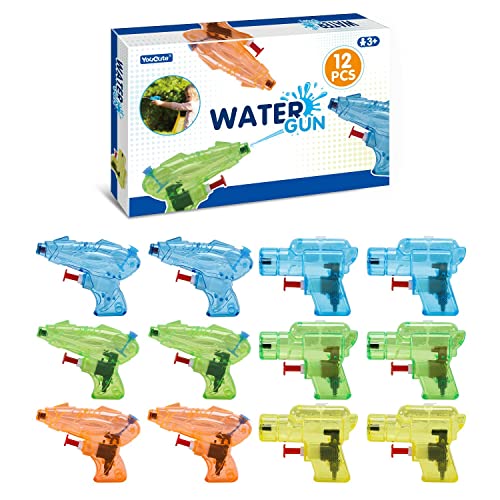 YouCute 12 Stück wasserpistole klein wasserspritzpistole Kinder spritzpistole Wasser hundeerziehung Sommer Spielzeug Garten Pool Party Mitgebsel für Kinder YouCute 12 Stück wasserpistole klein wasserspritzpistole Kinder spritzpistole Wasser hundeerziehung Sommer Spielzeug Garten Pool Party Mitgebsel für Kinder von YouCute