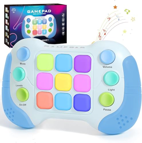 YouJabz Handheld-Spielekonsole, Quick Push Spiel Fidget Toys für Kinder Erwachsene, Pop Game Elektronisches Spiel Antistress Spielzeug Geschenke für Kids, Jungen und Mädchen von YouJabz