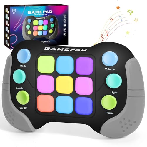 YouJabz Handheld-Spielekonsole, Quick Push Spiel Fidget Toys für Kinder Erwachsene, Pop Game Elektronisches Spiel Antistress Spielzeug Geschenke für Kids, Jungen und Mädchen von YouJabz