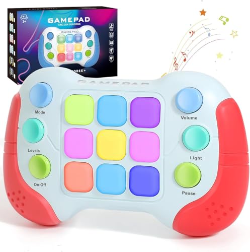 YouJabz Handheld-Spielekonsole, Quick Push Spiel Fidget Toys für Kinder Erwachsene, Pop Game Elektronisches Spiel Antistress Spielzeug Geschenke für Kids, Jungen und Mädchen von YouJabz