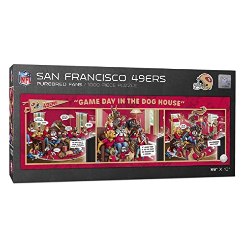 NFL San Francisco 49ers Game Day in The Dog House – 1000 Teile Puzzle von YouTheFan