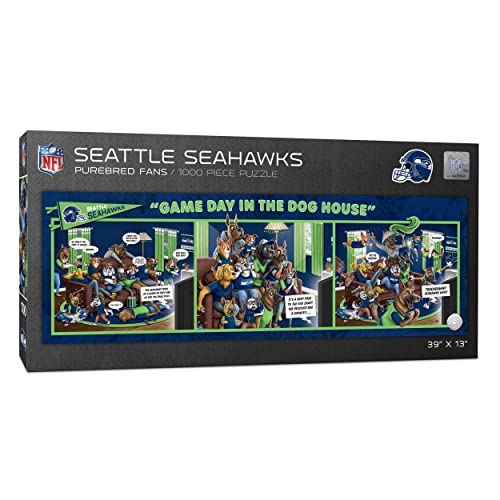 YouTheFan NFL Seattle Seahawks Game Day in The Dog House 1000 Teile Puzzle von YouTheFan