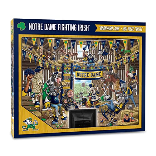 YouTheFan NCAA Notre Dame Fighting Irish Barnyard Fans 500 Teile Puzzle von YouTheFan