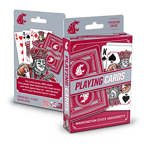 YouTheFan NCAA Washington State Cougars Classic Series Spielkarten von YouTheFan