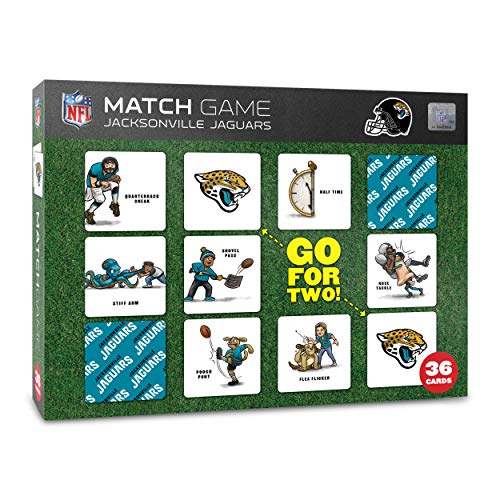YouTheFan NFL Jacksonville Jaguars Lizenziertes Memory-Match-Spiel, Größe M von YouTheFan