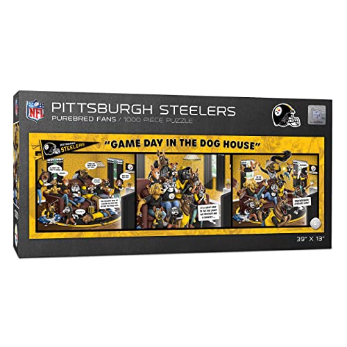 YouTheFan NFL Pittsburgh Steelers Game Day in The Dog House 1000 Teile Puzzle von YouTheFan
