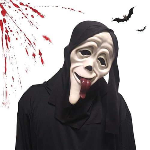 YouXiaor Halloween Horror Maske Ghost Face Gruselige Masken Ghostface Maske Halloween Kinder Sturmmaske YouXiaor Halloween Horror Maske Ghost Face Gruselige Masken Ghostface Maske Halloween Kinder Sturmmaske von YouXiaor