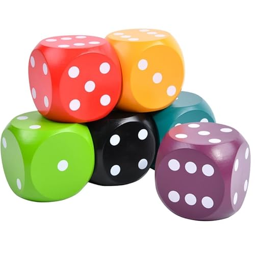 Würfel Groß,YouYuer 5PCS Holzwürfel Groß,Würfelspiel Würfel Holz 50mm,Großer Spielwürfel Perfekt für Familienspiele,Schulspiele,Lernspielzeug Kartenspiel Partyspiele zubehör Würfel Groß,YouYuer 5PCS Holzwürfel Groß,Würfelspiel Würfel Holz 50mm,Großer Spielwürfel Perfekt für Familienspiele,Schulspiele,Lernspielzeug Kartenspiel Partyspiele zubehör von YouYuer