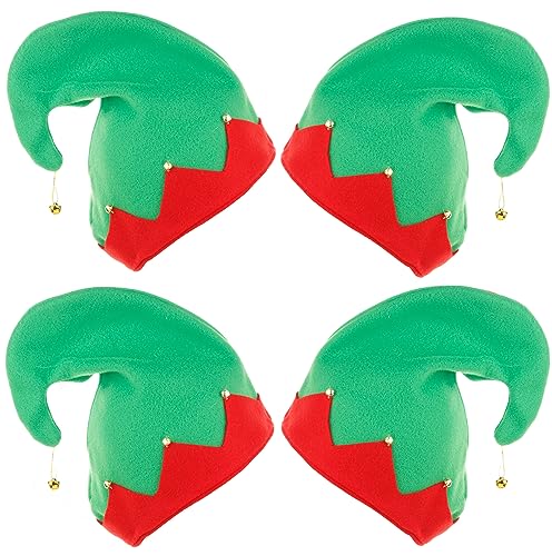 YouYuer Elfenmütze,4PCS Elf Mütze,Wichtelmütze,Weihnachtself Hut,Weihnachtsmütze,Nikolausmütze Erwachsene Geeignet Für Alle Arten Von Weihnachts und Neujahrsfeiern YouYuer Elfenmütze,4PCS Elf Mütze,Wichtelmütze,Weihnachtself Hut,Weihnachtsmütze,Nikolausmütze Erwachsene Geeignet Für Alle Arten Von Weihnachts und Neujahrsfeiern von YouYuer