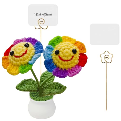 YouYuer Pocket Hug Sonnenblume,Glückssonnenblume Positive Geschenke,Emotionale Unterstützung Sonnenblume,Glücksbringer Mutmacher Geschenk Gute Besserung Geschenk Einschulung Geschenk (A) von YouYuer