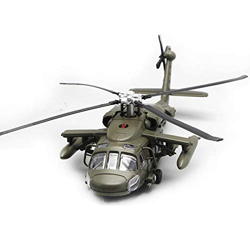 Youdefa Alloy Diecast Bewaffneten Hubschrauber KäMpfer Modell mit Sound & Licht Kinder Sammlung Benotete Kinder Spielzeug von Youdefa